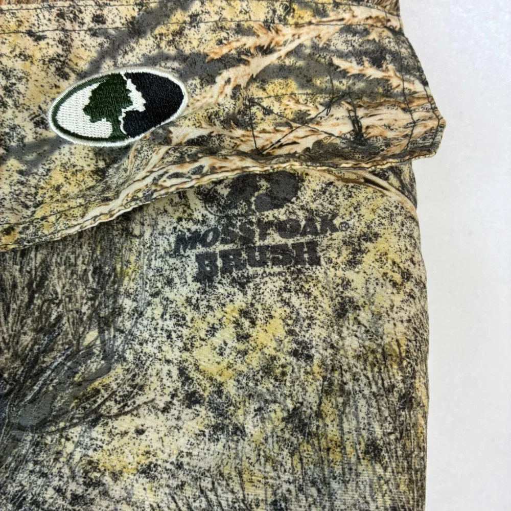 Mossy Oak Treklite Pants Mens XL Camo Convertible Zip Off Brush Hunting Cargo